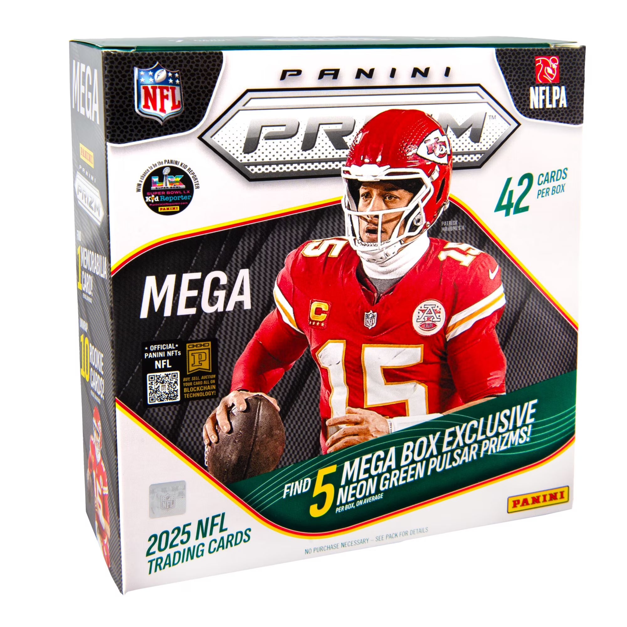 2025 Panini Prizm Football Trading Cards Mega Box