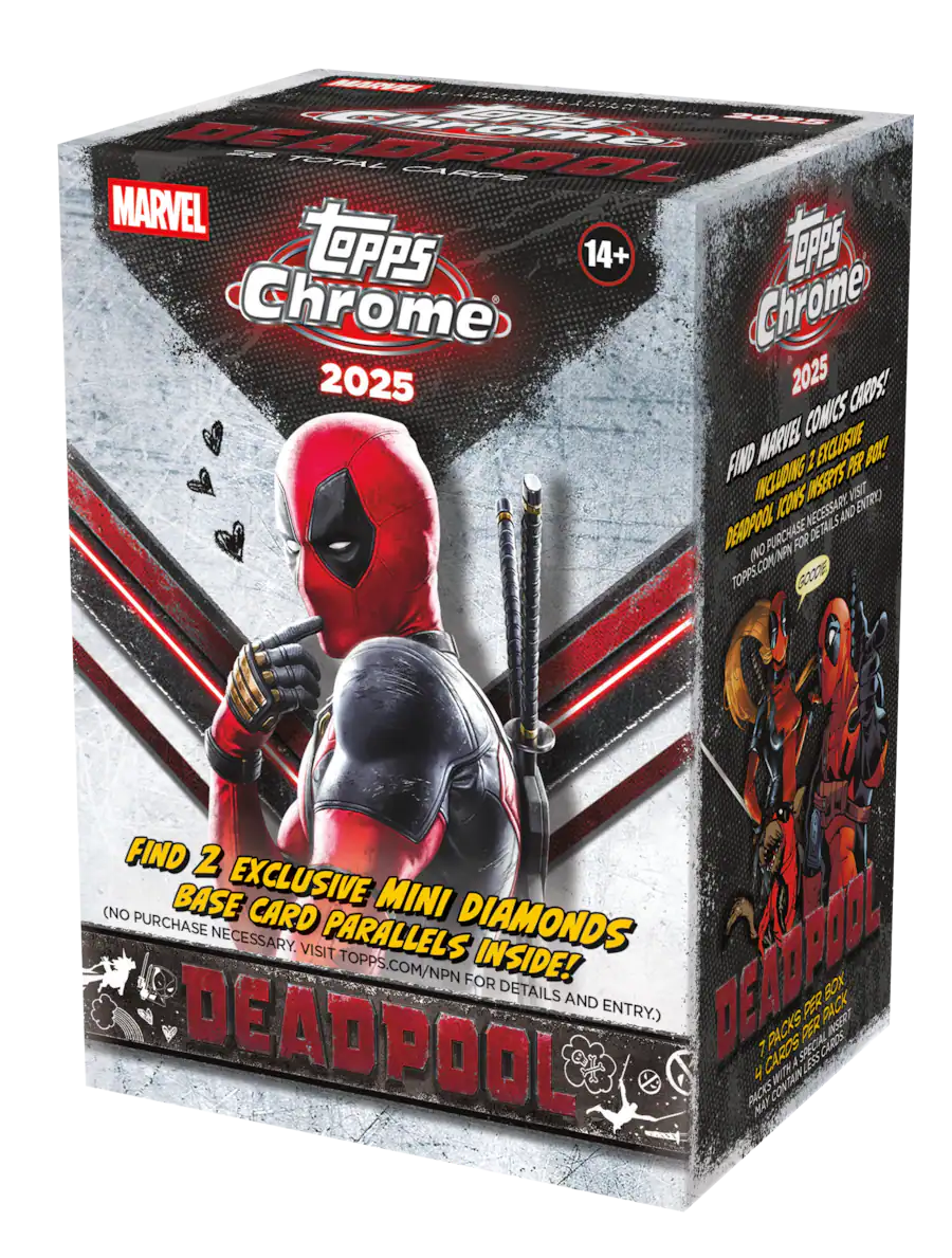 2025 Topps Chrome Deadpool Blaster Box