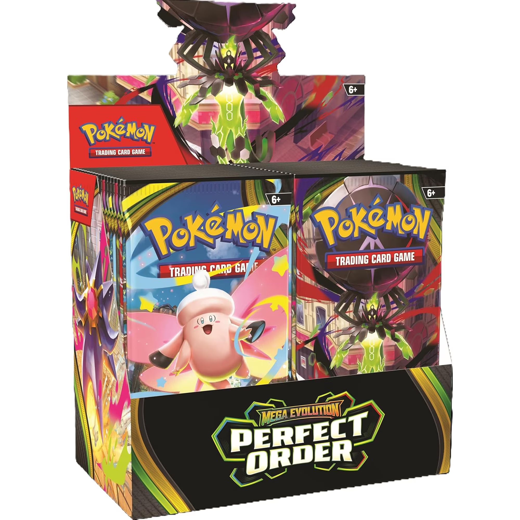123Pokemon TCG: Mega Evolution - Perfect Order Booster Box - 36 Packs