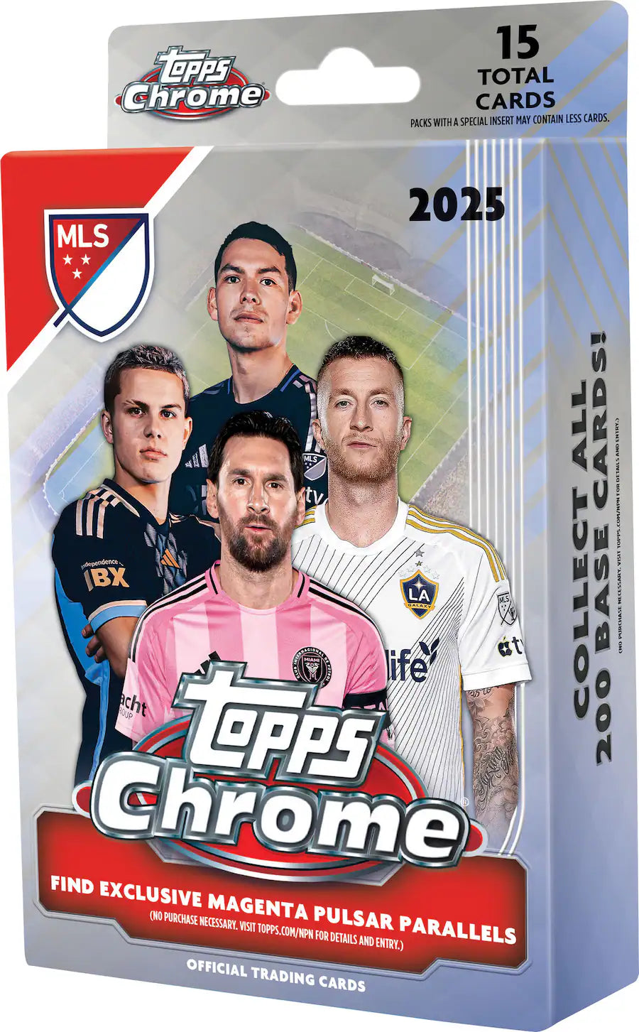 2025 Topps Chrome MLS Soccer Hanger Pack