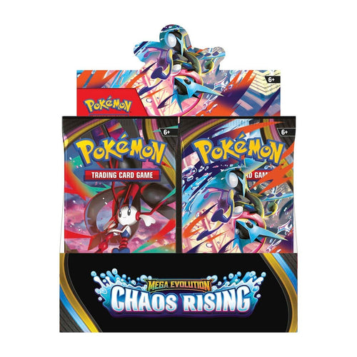 (2026 Brand New!) Pokémon TCG: Mega Evolution-Chaos Rising Booster Display Box (36 Packs)